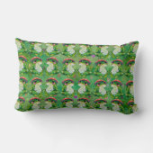 Coussin Rectangle Grenouille nommée Clover (Verso)