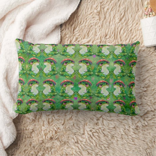 Coussin Rectangle Grenouille nommée Clover (Couverture)