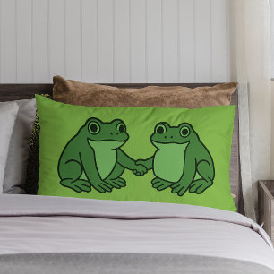 Coussin Rectangle Grenouilles Ensemble Fortes Protestation de Grenou