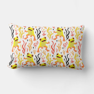 Coussin Rectangle Grenouilles joueuses