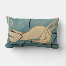 Greyhound sur un canapé