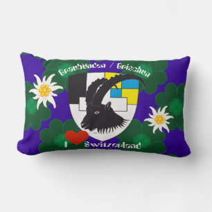 Coussin Rectangle Grischun Grigioni Schweiz Svizra Kissen