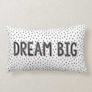 Coussin Rectangle Gros Citation Inspirationnelle de rêve Lumbar Cus