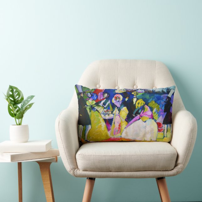 Coussin Rectangle Groupe en Crinolines par Wassily Kandinsky (Chaise)