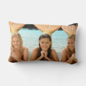 Coussin Rectangle Groupe sur la plage (Verso)