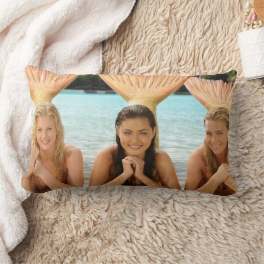 Coussin Rectangle Groupe sur la plage (Couverture)