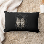 Coussin Rectangle Grunge de Tweedledum et de Tweedledee (figure (Couverture)