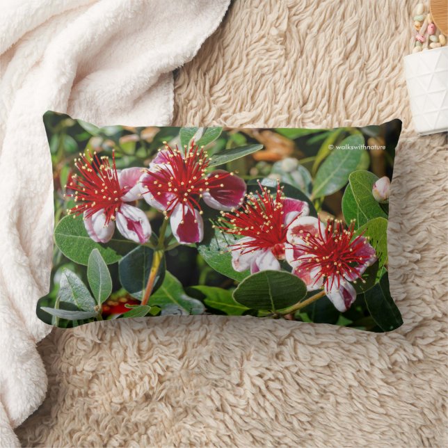 Coussin Rectangle Guava ananas / Fleurs de Guavasteen (Couverture)
