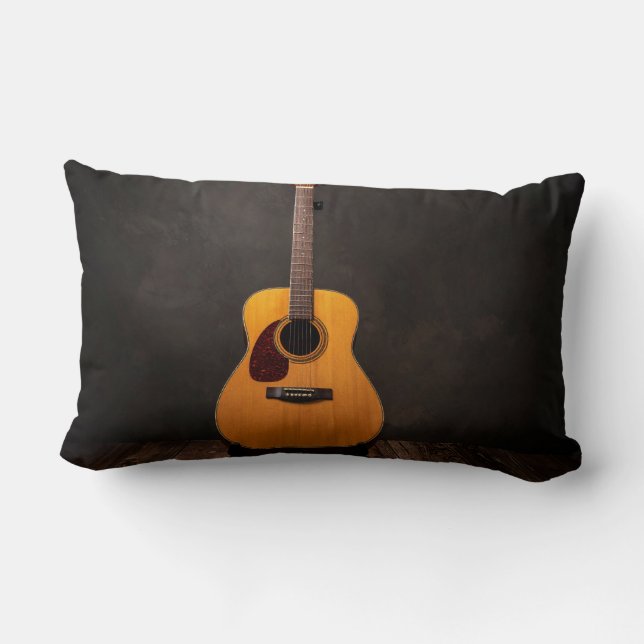 Coussin Rectangle guitare (Verso)