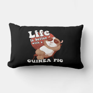 Coussin Rectangle Guogouin, Guangéou, Cochon De Guinée, La Vie Est M