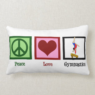 Coussin Rectangle Gymnastique d'amour de paix