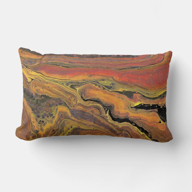 Coussin Rectangle Habitude d'aimer 2 géo naturel (Recto)