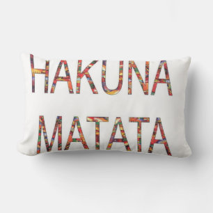 Coussin Rectangle Hakuna Matata Aucun Problème