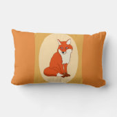 Coussin Rectangle Hala le bon Fox réversible (Verso)