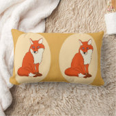 Coussin Rectangle Hala le bon Fox réversible (Couverture)