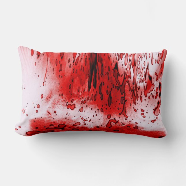 Coussin Rectangle Halloween Sanglant Épouvantable Horreur (Recto)