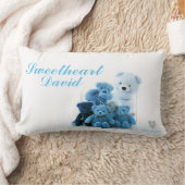 Coussin Rectangle HAMbyWG - Pilote - Nounours bleus (Couverture)
