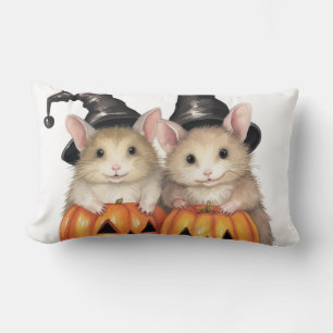 Coussin Rectangle Hamster Halloween