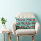 Coussin Rectangle Hand lettered Christmas text Acrylic Ornament (Chaise)