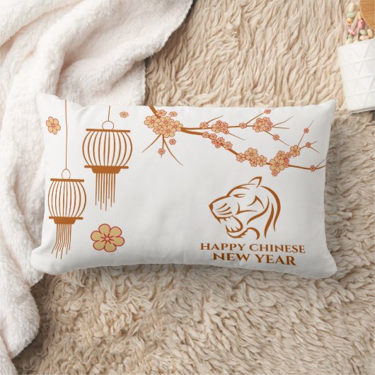 Coussin Rectangle Happy Chinese New Year (Tiger) (Couverture)