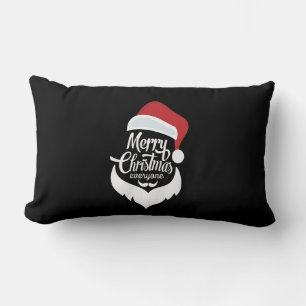 Coussin Rectangle Happy Christmas Santa Claus Say Merry Christmas