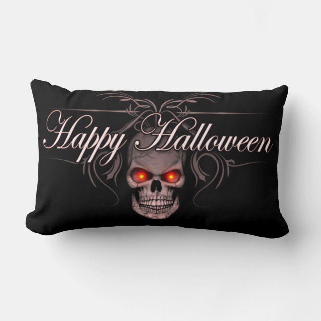 Coussin Rectangle Happy Halloween Evil Crull (Recto)