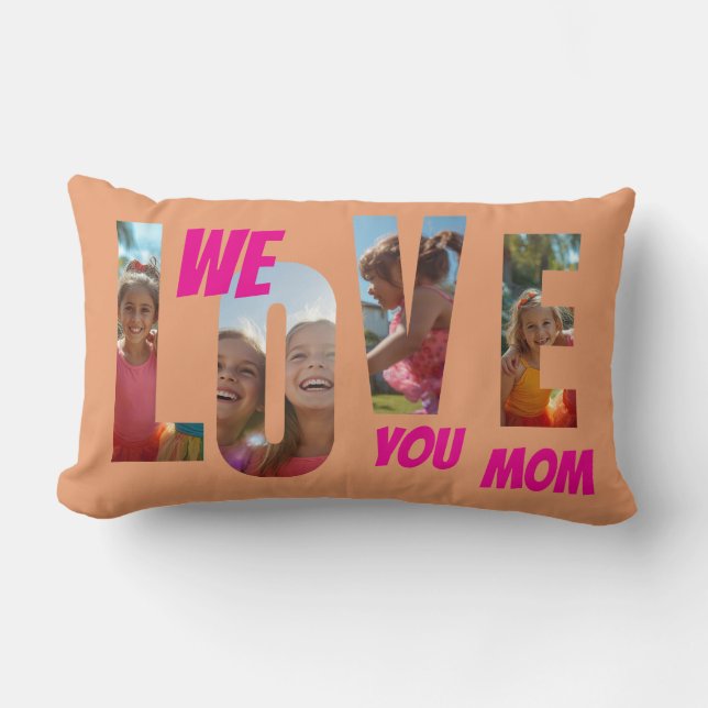 Coussin Rectangle Happy Mother's Day Love (Recto)