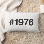 Coussin Rectangle Hashtag 1976 49 Anniversaire (Couverture)
