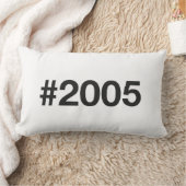 Coussin Rectangle Hashtag 20 Anniversaire 2005 (Couverture)