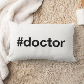 Coussin Rectangle Hashtag DOCTOR (Couverture)
