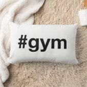 Coussin Rectangle Hashtag GYM (Couverture)