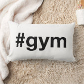 Coussin Rectangle Hashtag GYM (Couverture)