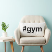 Coussin Rectangle Hashtag GYM (Chaise)
