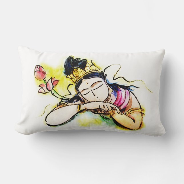 Coussin Rectangle Hearts of Kannon / 観音の心 (Recto)