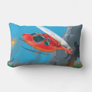 Coussin Rectangle Hélicoptère de sauvetage