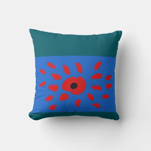 Coussin Rectangle Hello Poppy (Recto)