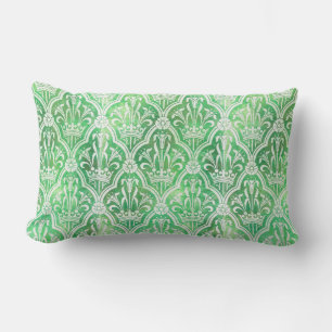 Coussin Rectangle Heraldry Avec Couronne Et Fleurs