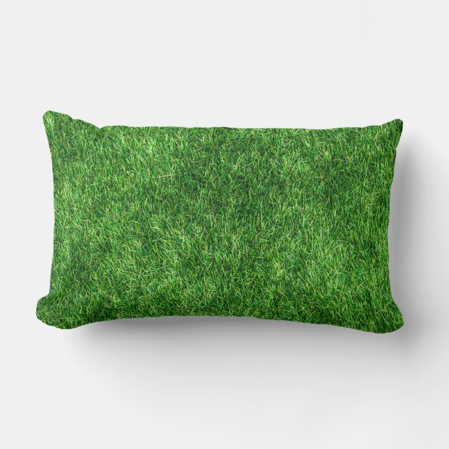 Coussin Rectangle Herbe verte (Recto)