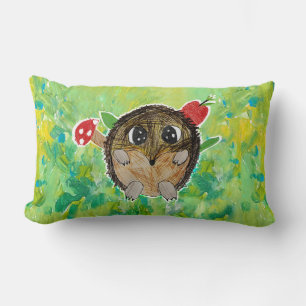 Coussin Rectangle Hérisson Mignon