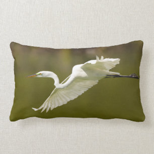 Coussin Rectangle héron en vol