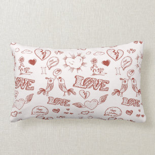 Coussin Rectangle Heureuse Sainte-Valentin