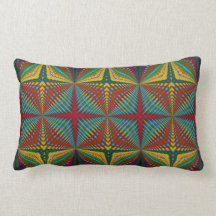 Hippie Rouge Bleu Jaune Vert Ethnique Trippy Terre