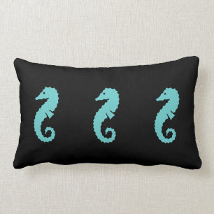 Coussin Rectangle Hippocampes de carreau