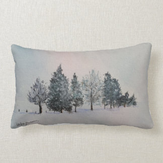 Coussin Rectangle Hivernal Wonderland Lumbar Jeu d'oreiller