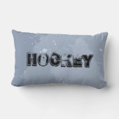 Coussin Rectangle Hockey sur glace (Verso)
