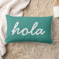 Hola Turquoise Jeu d'oreiller, Salon Moderne