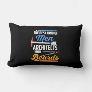 Coussin Rectangle Hommes Architectes Avec Oreilles
