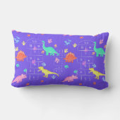 Coussin Rectangle Hopscotch Dinosaur throw pillow (Verso)