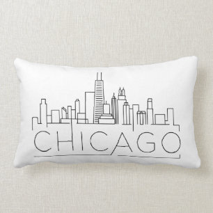 Coussin Rectangle Horizon de Chicago
