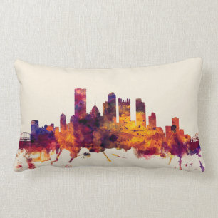 Coussin Rectangle Horizon de Pittsburgh Pennsylvanie